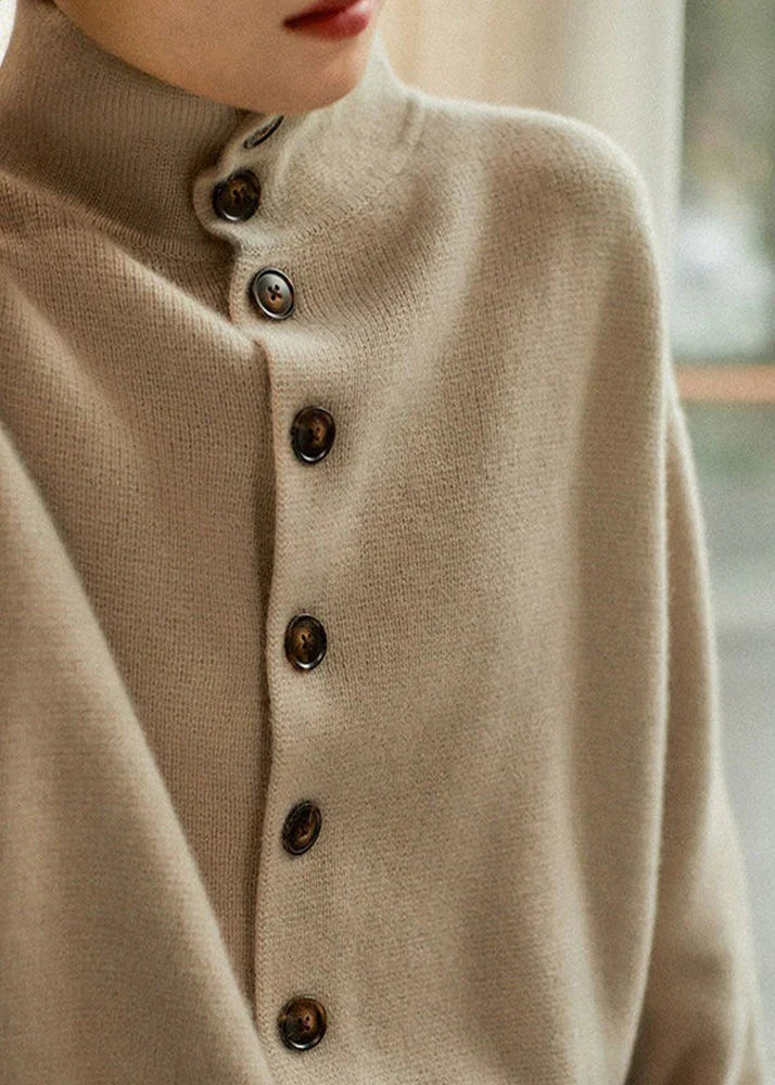 Levoire | Pull Élégant À Manches Longues Avec Bouton