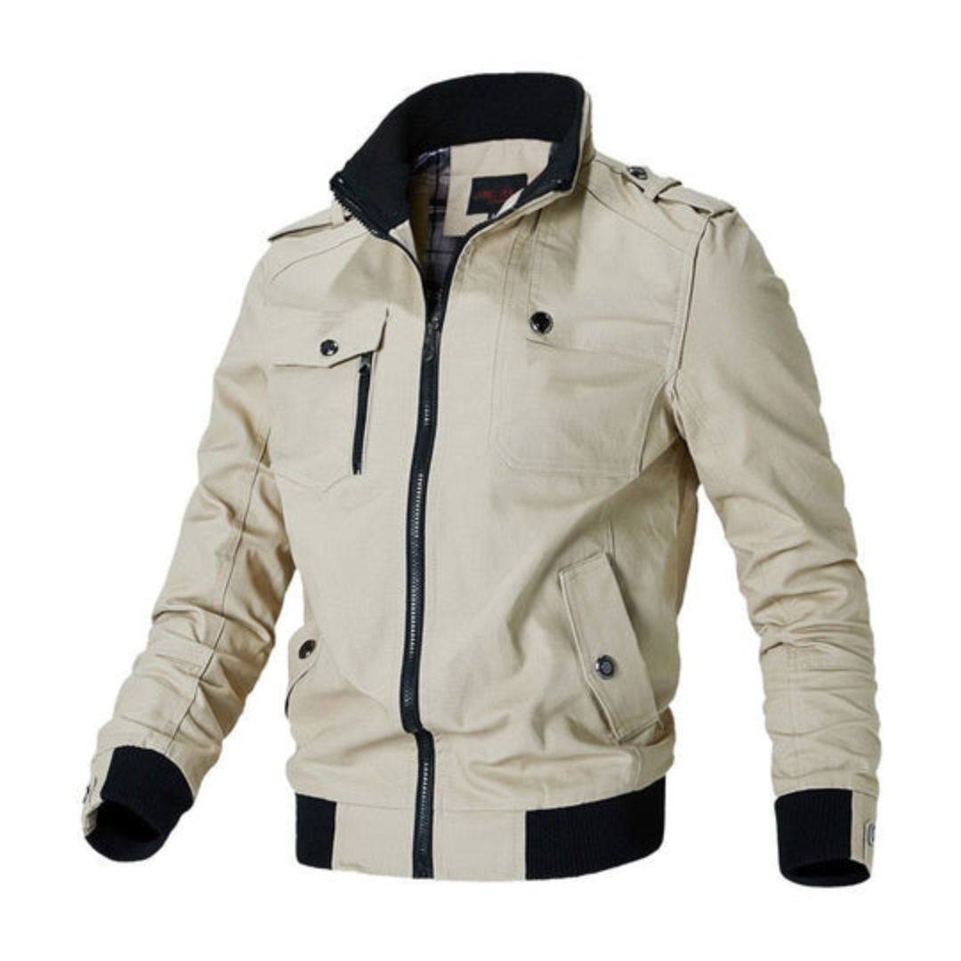 Levoire | Veste pour hommes chaude bomber Kaki