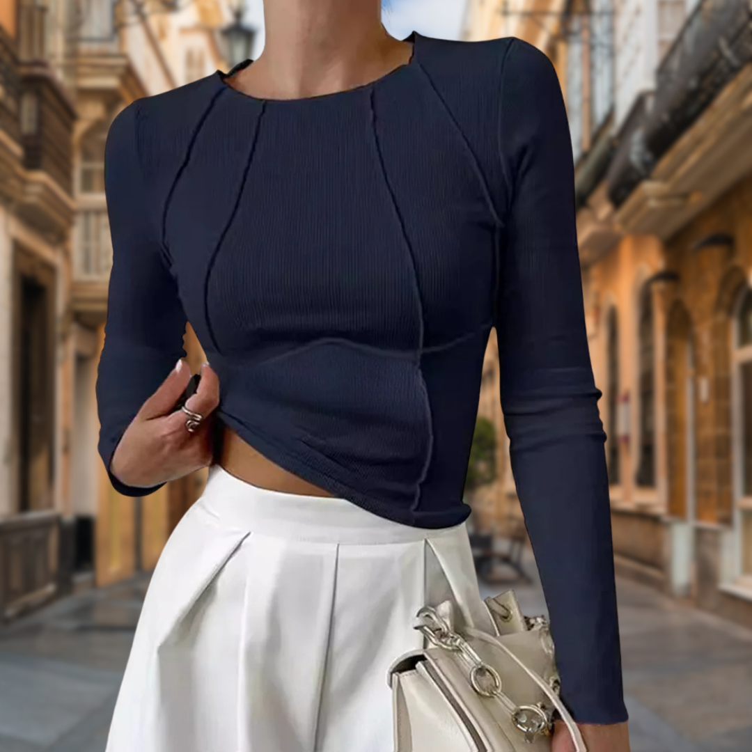 Levoire | Haut élégant et confortable Bleu Foncé