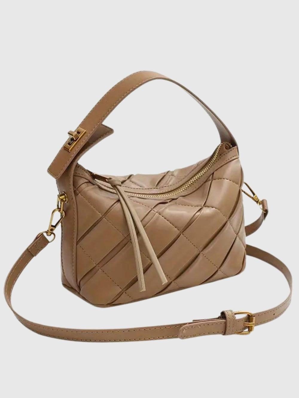 Levoire | Checkers Sac Bandoulière Latte