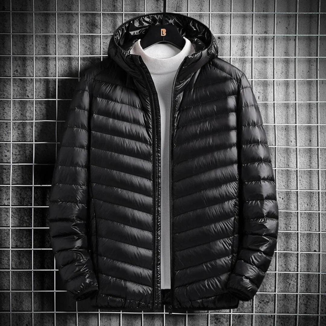 Levoire | Bomber Jacket Hommes Casual Look Noir