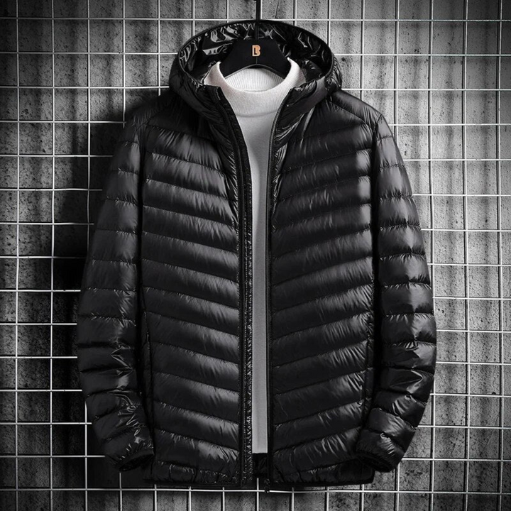 Levoire | Bomber Jacket Hommes Casual Look Noir