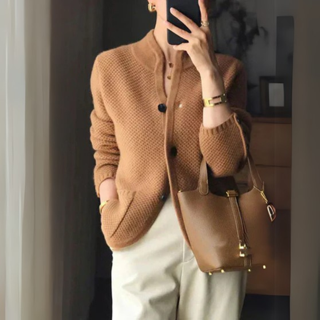 Levoire | Élégant et Confortable Cardigan Karamelli (Seulement 6 pièces disponibles)