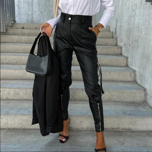 Levoire | Pantalons cargo pour femmes Noir