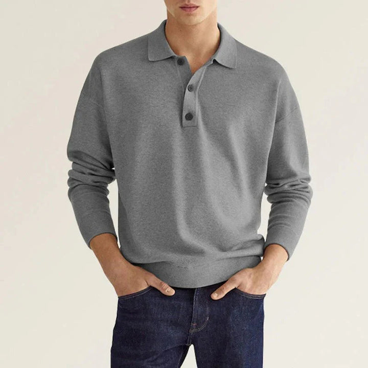 Levoire | Chemise Relaxante Et Officielle À Manches Longues Gris