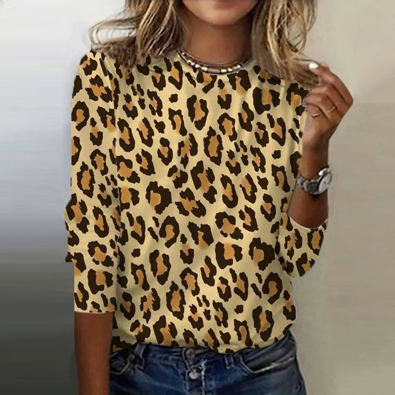 Levoire | Shirt À Imprimé Léopard Vintage