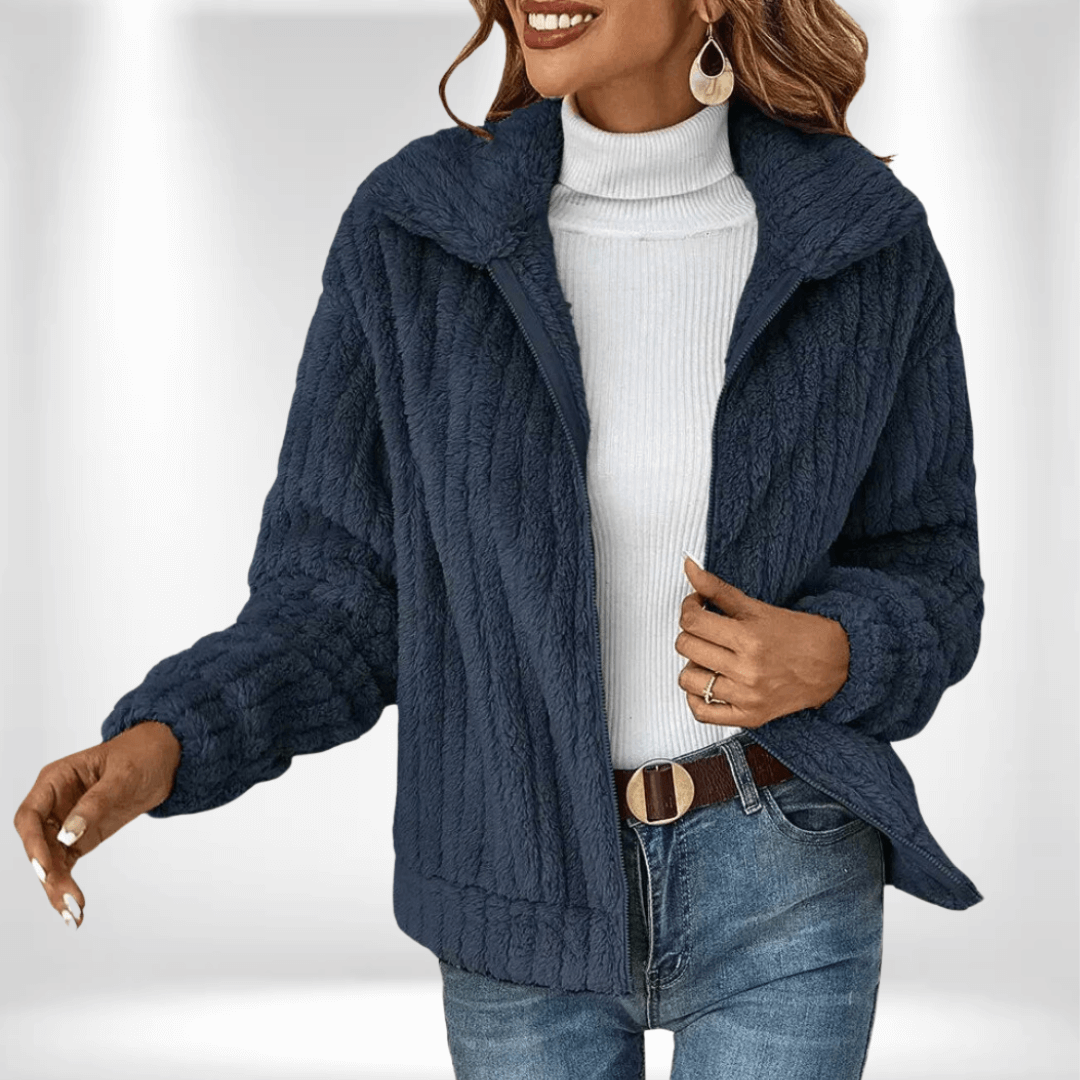Levoire | Veste Elégante Pour Femme | Chaude Bleu Foncé