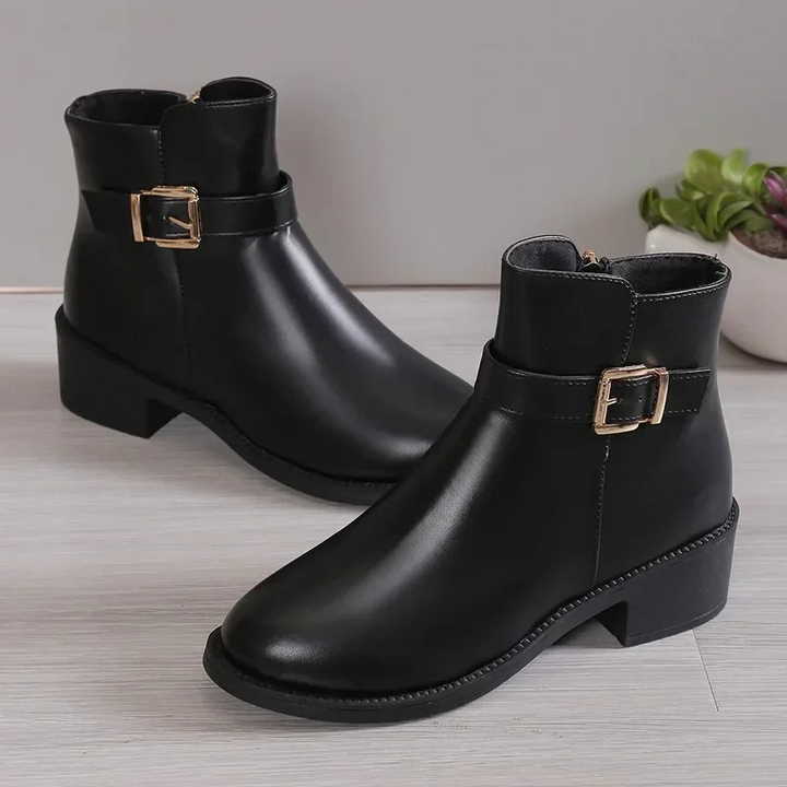 Levoire | Bottes Pour Femmes Avec Semelle Épaisse Et Fermeture Éclair Pour Un Look Élégant