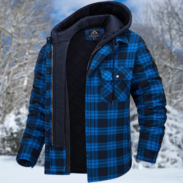 Levoire | Veste D'Hiver Pour Hommes Noir - Bleu