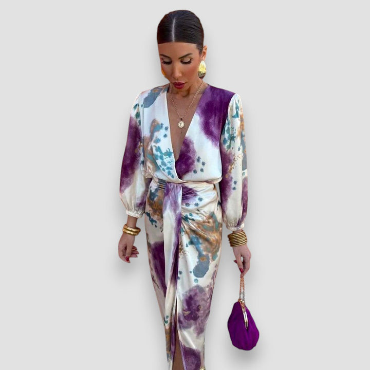 Levoire | Robe Élégante Avec Décolleté En V 2XL