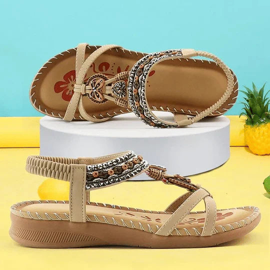 Levoire | Sandales Bohême Beige