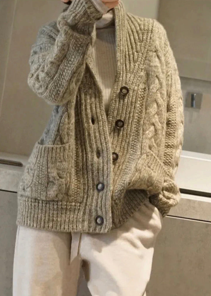 Levoire | Couleur Camel Veste À Boutons Avec Poches Chameau