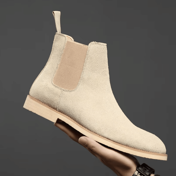 Levoire | Bottes en cuir au style vintage Beige