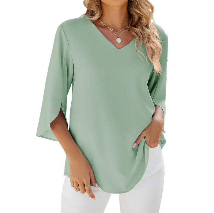 Levoire | T-Shirt Long Sleeve FR Femmes Vert clair