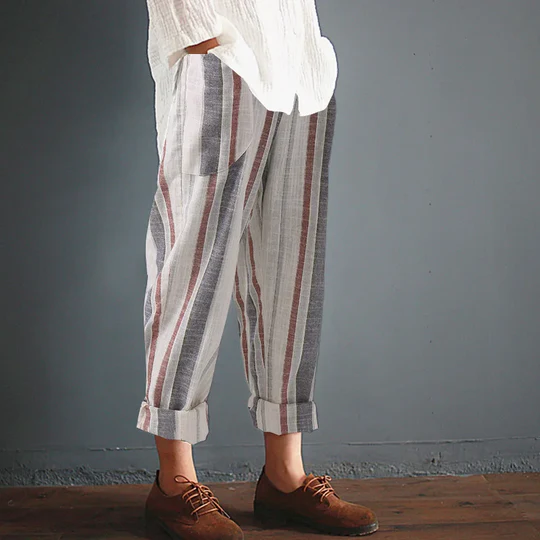 Levoire | Pantalons En Coton-Lin Yli Koko Style 2
