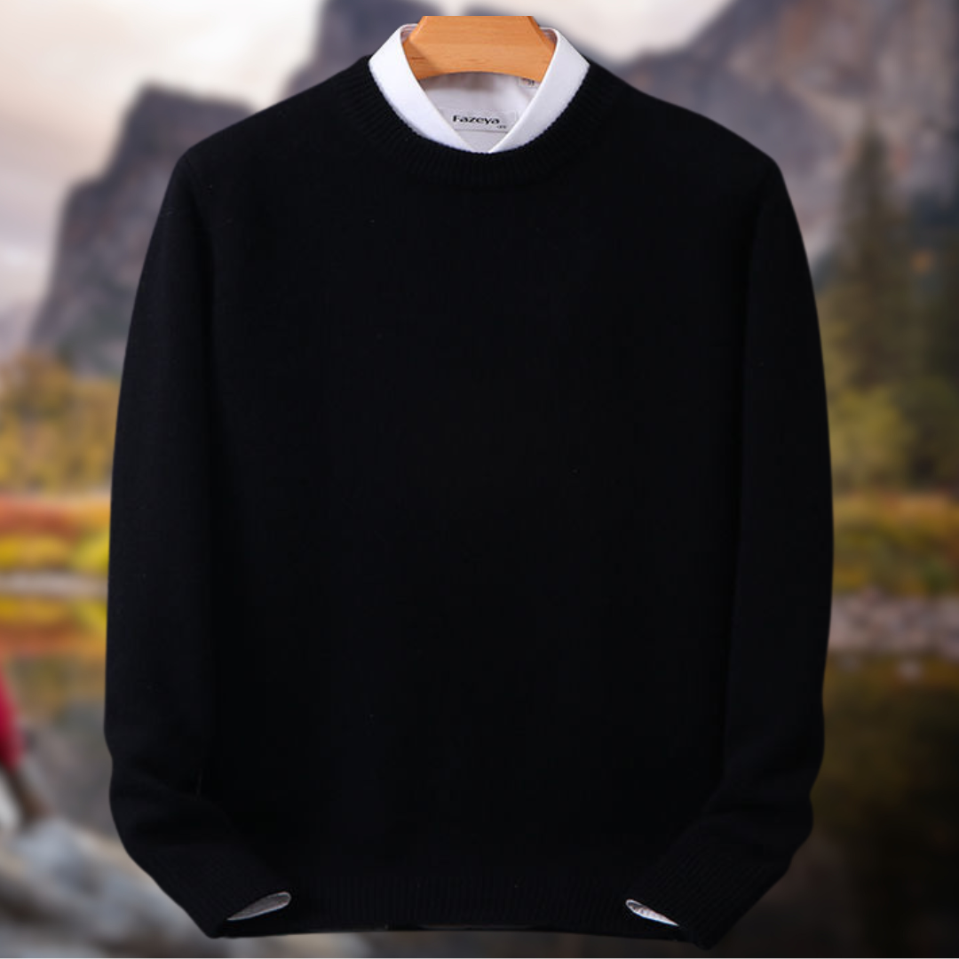 Levoire | Doux et élégant tricot Noir