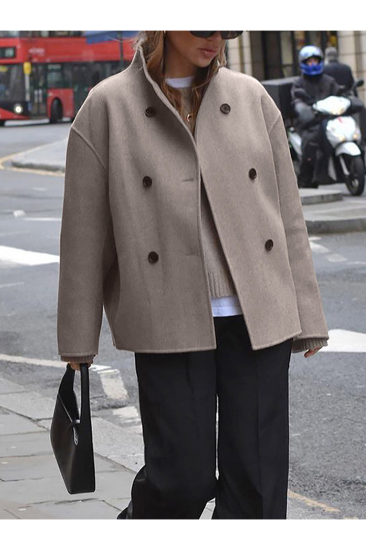 Levoire | Plus Long Manteau FR Femmes Chaud Khaki