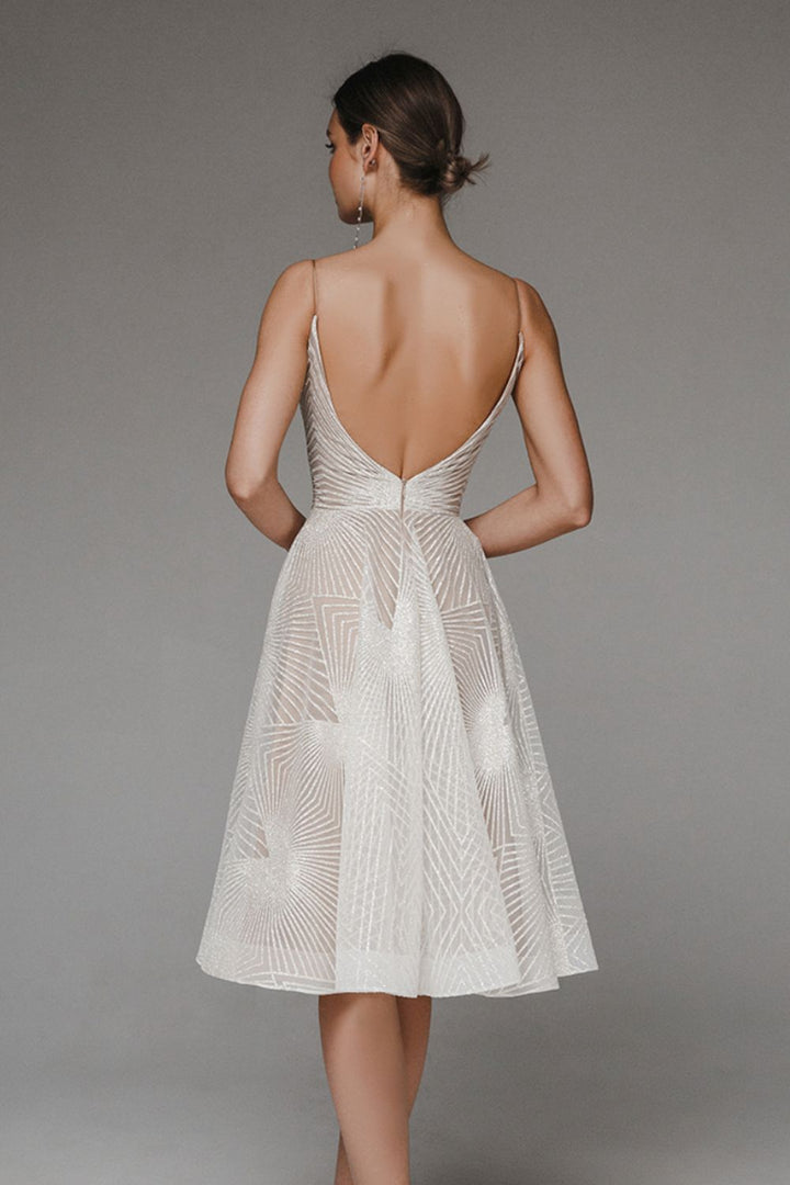 Levoire | Robe Midi Élégante À Sequins Géométriques