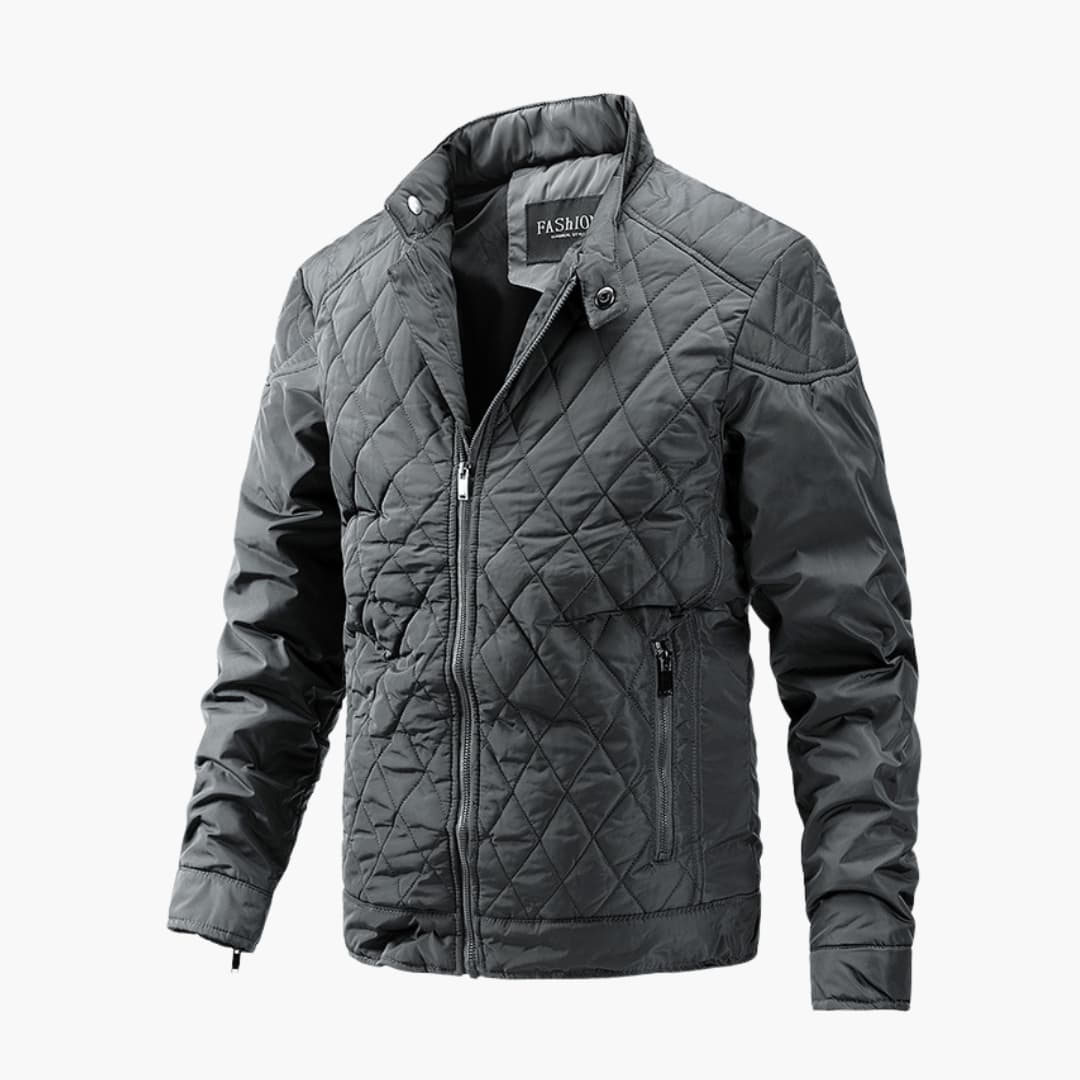 Levoire | Veste À Manches Longues Confortable Avec Poches Gris