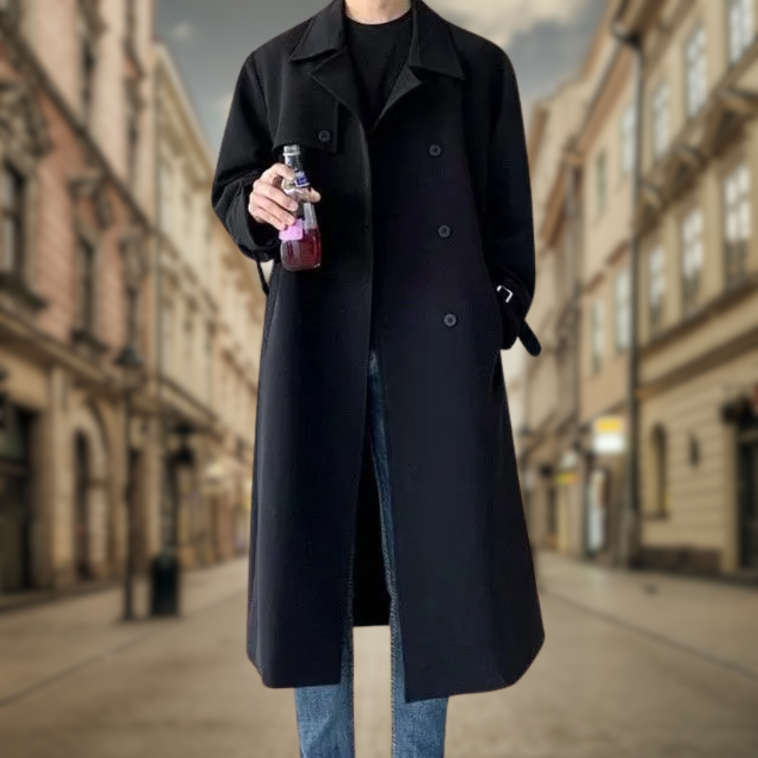 Levoire | Trench long élégant Nero