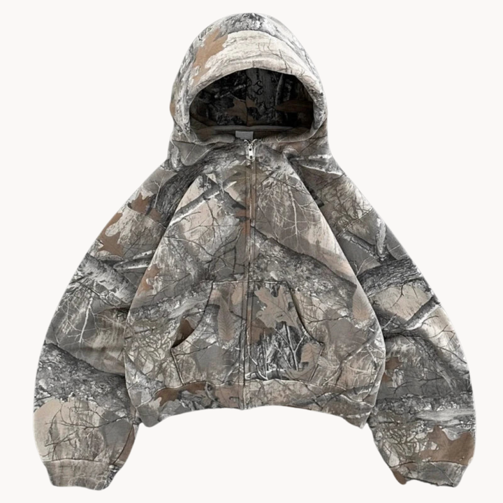 Levoire | Sweat À Capuche Camo Grand Confort Et Look Camo Stylé Veste Camo
