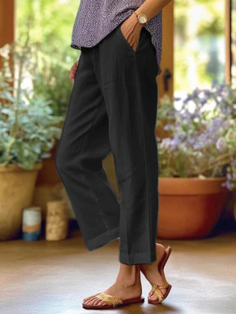 Levoire | Pantalon Confortable Pour Femmes Pour Le Confort Noir