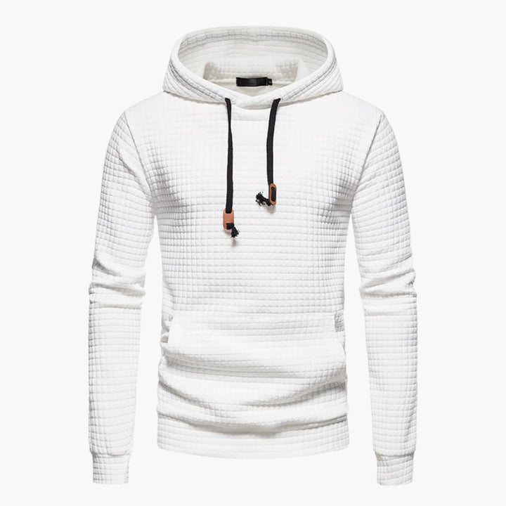 Levoire | Sweat à capuche confortable pour hommes Blanc