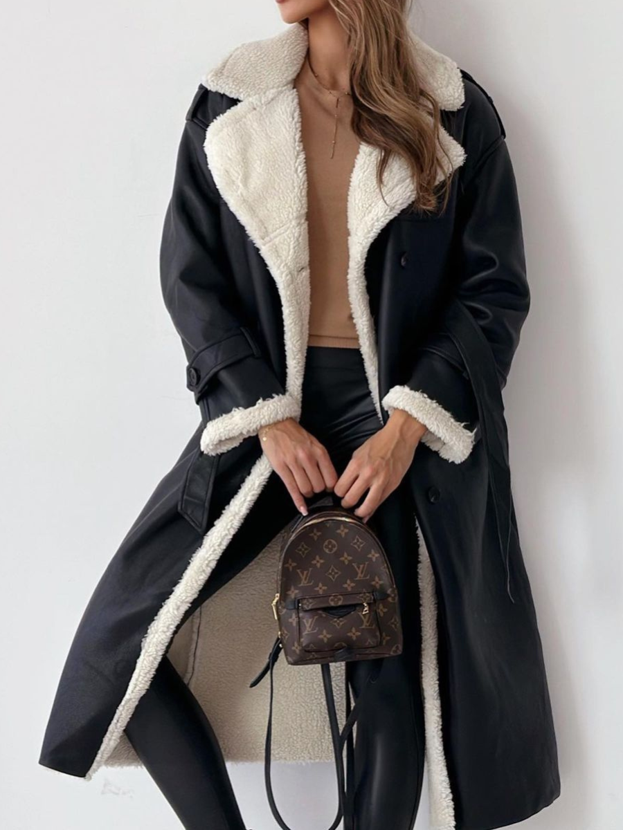 Levoire | Manteau général tailleur et élégant Noir