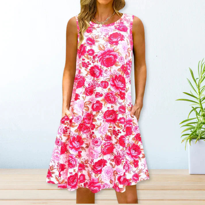 Levoire | Robe Élégante Aérée Féminine Rosa