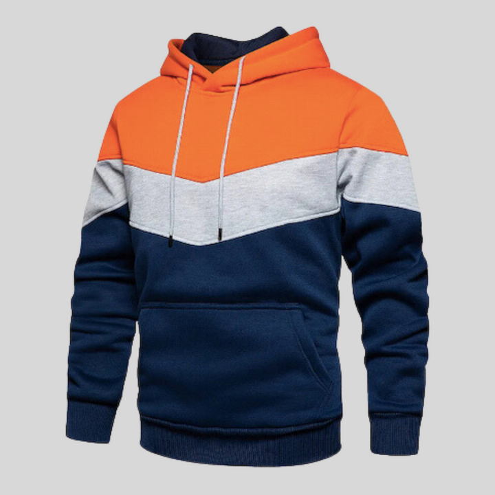 Levoire | Chemise de collège patchwork Orange