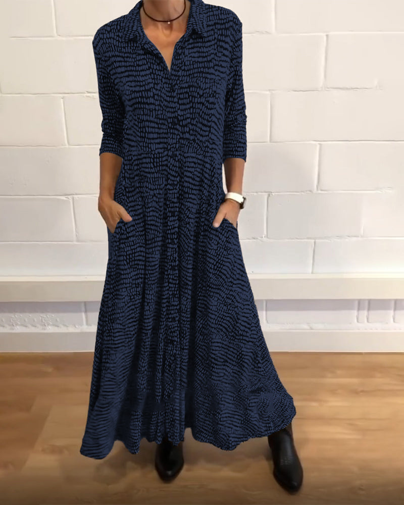 Levoire | Robe Longue Femme Confortable & Élégante Pour Femmes Bleu