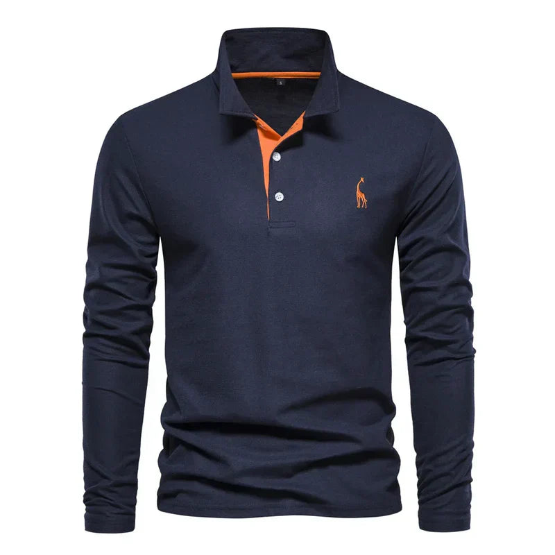 Levoire | Pull Polo Classique Pour Moments Exigeants Bleu marine