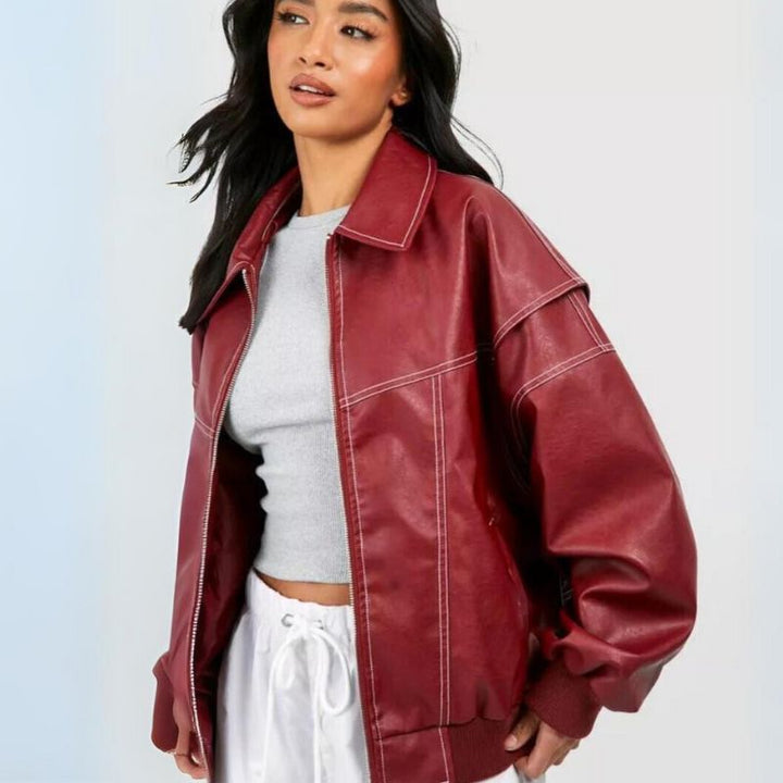 Levoire | Veste Surdimensionnée Gewagte Rot