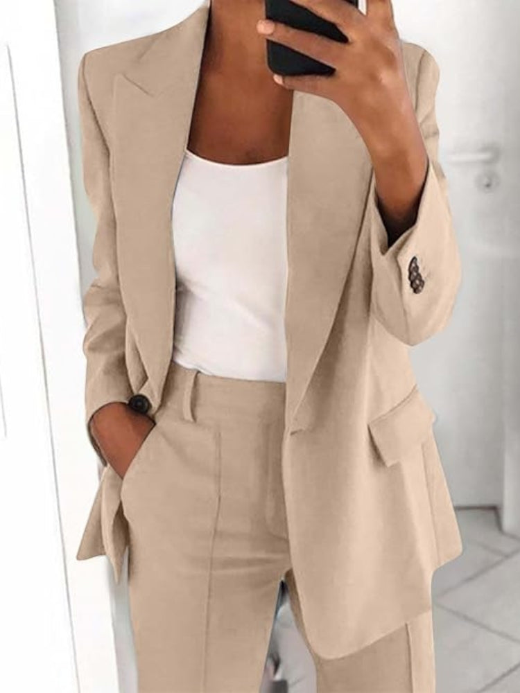 Levoire | Veste Pour Dames Satz Beige