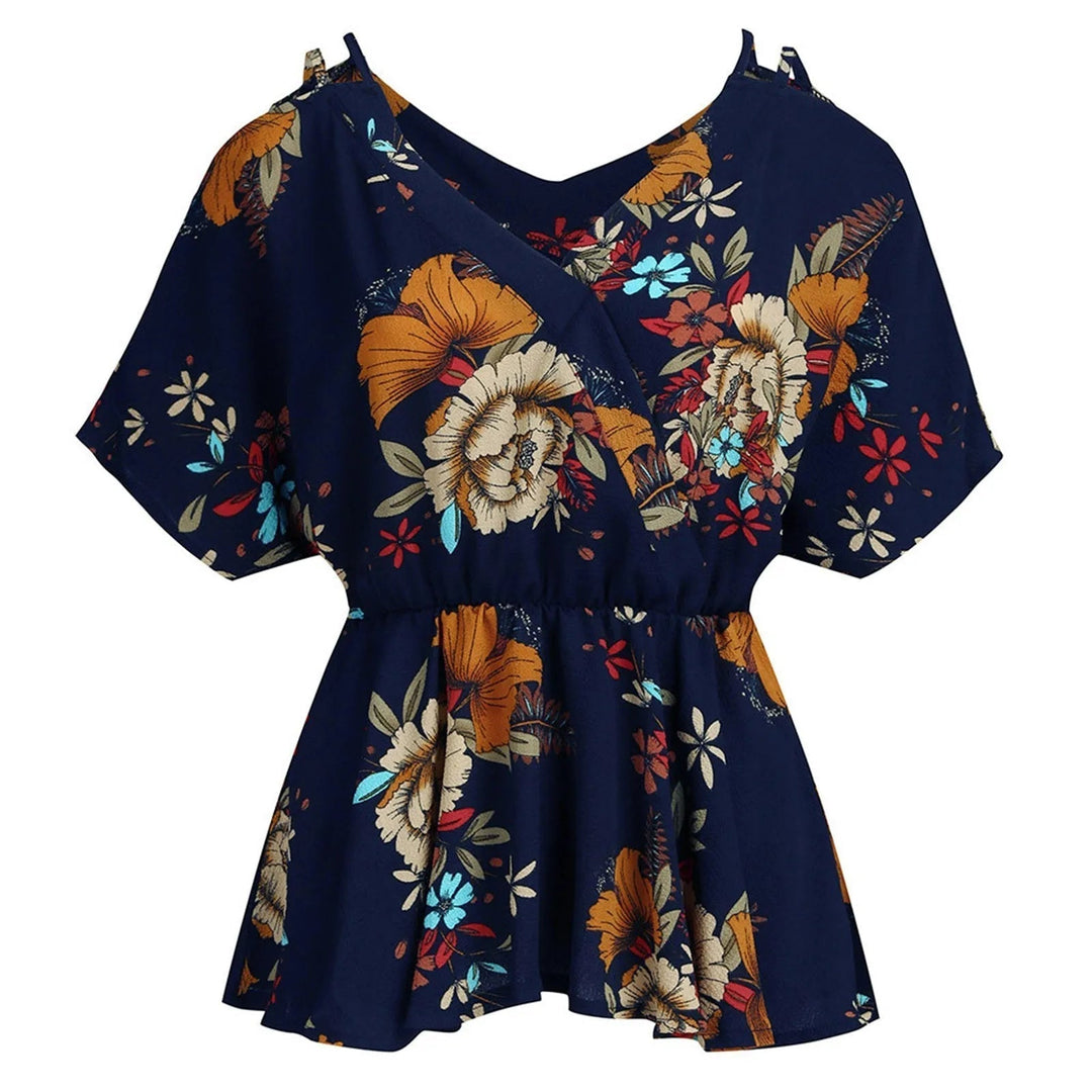 Levoire | Chemisier À Peplum À Imprimé