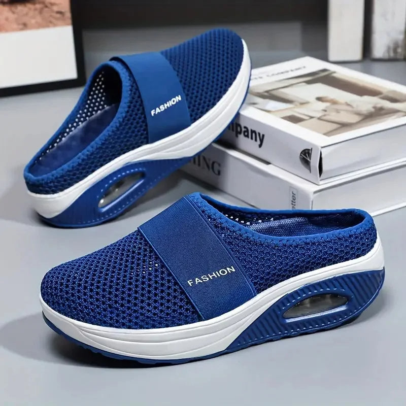 Levoire | Baskets Femme Ilmeikkäät avec Air Cushion Bleu