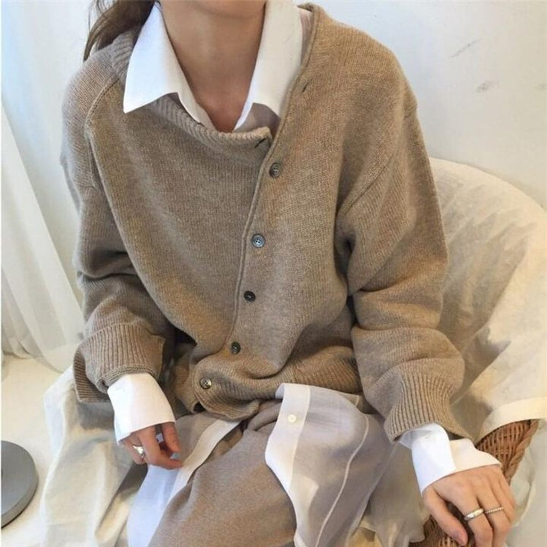 Levoire | Gilet Confortable Avec Fermeture À Boutons Ludiques