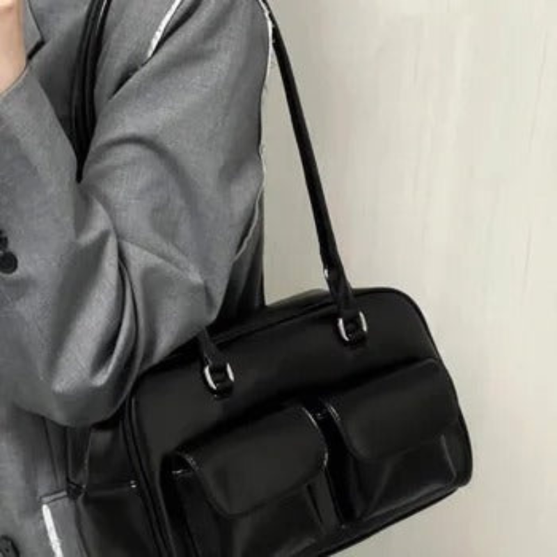 Levoire | Sac À Bandoulière Pour Femmes Vintage Noir 28x16x10cm
