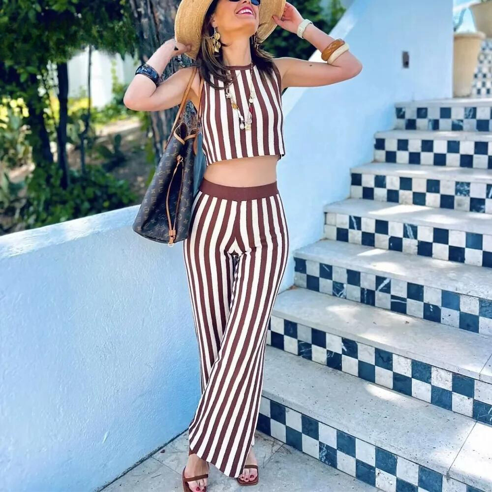 Levoire | Haut Sans Manches Et Pantalon Large