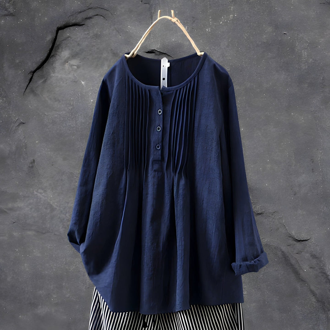 Levoire | Blouse Ample Élégante Marine