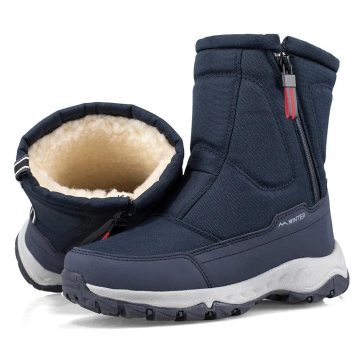 Levoire | Bottes De Neige Doublées Sans Glissière Avec Zip