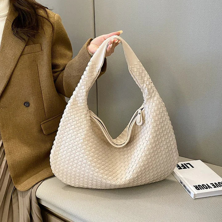 Levoire | Hobo Tressé Pour Femmes Stylé Beige