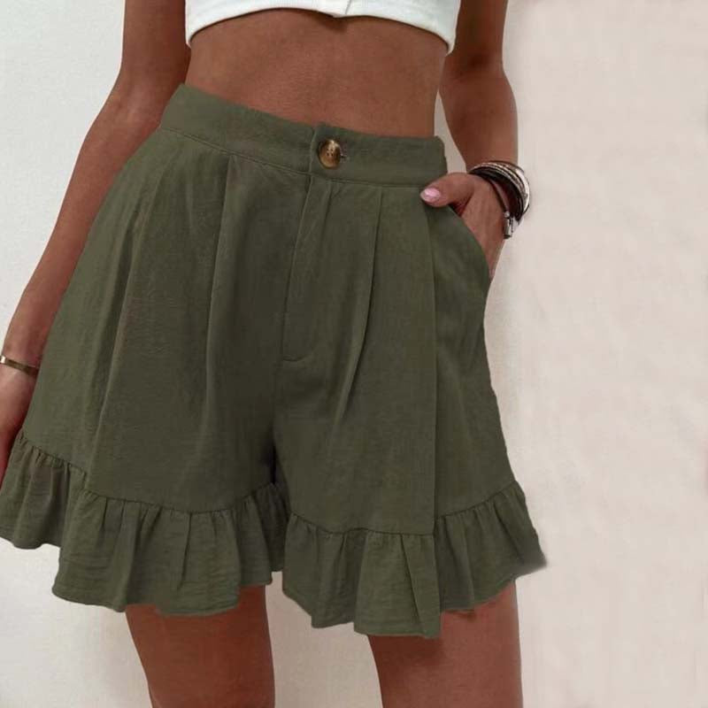 Levoire | Shorts Avec Ourlet Froncé