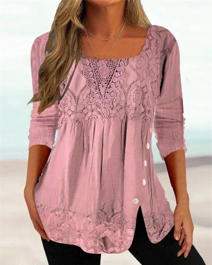 Levoire | Blouse Élégante Pour Le Printemps Rosa