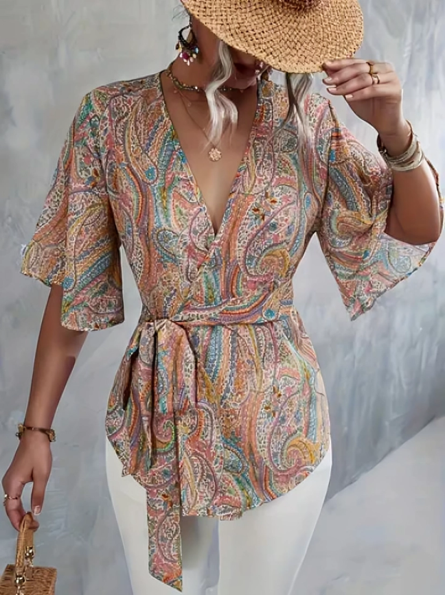 Levoire | Haut Imprimé Tendance Pour Femmes