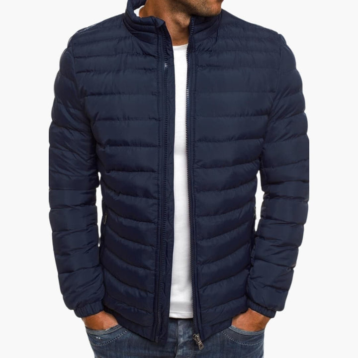 Levoire | Veste Élégante Rembourrée Bleu marine