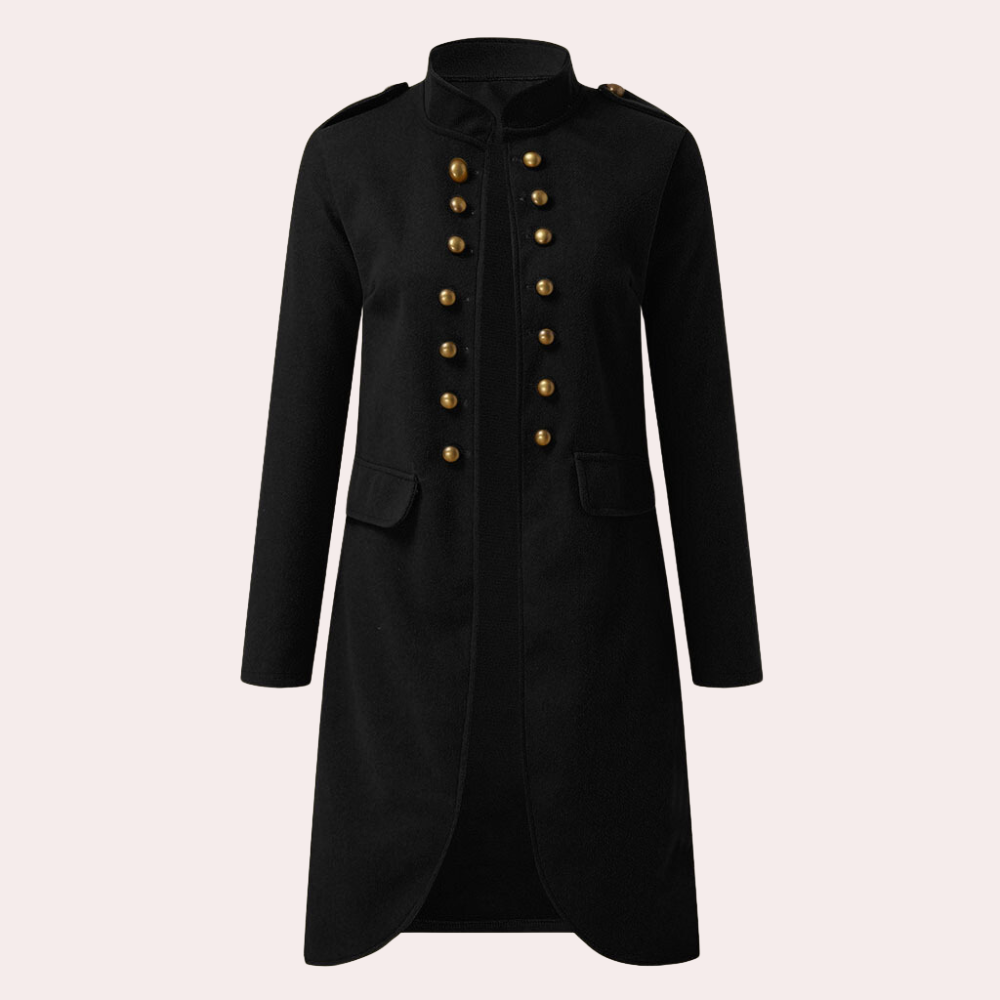 Levoire | Veste mi-longue pour femmes Veste classique pour femmes Noir