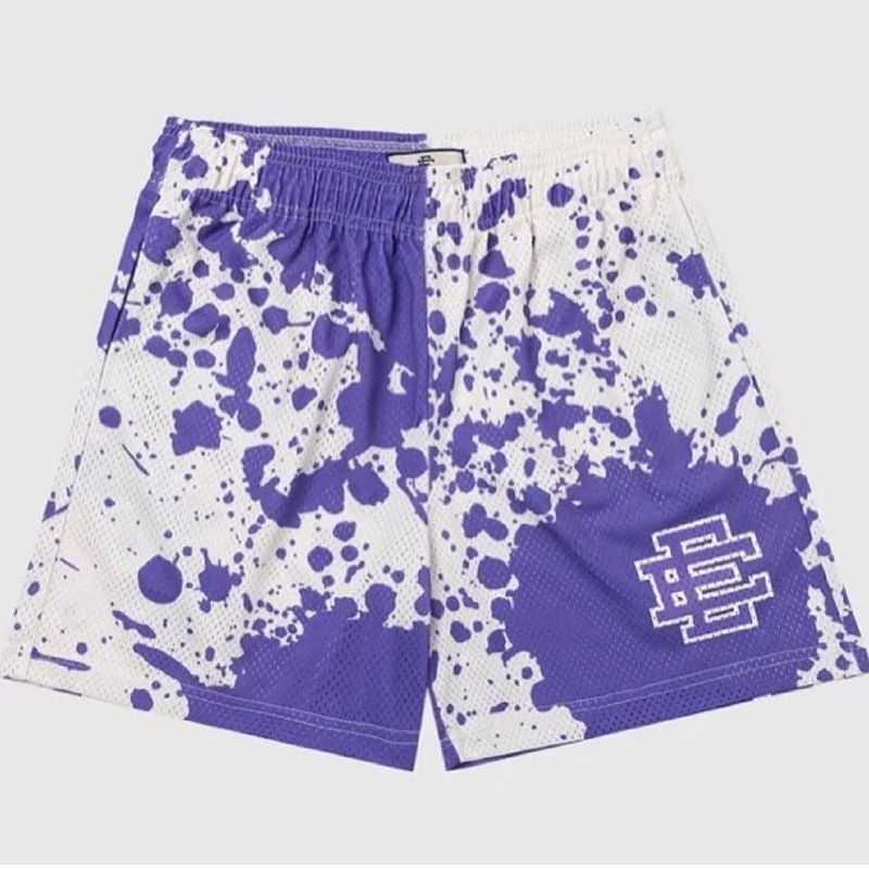 Levoire | Shorts pour Hommes Pantalon Court Fitness Été Confortable Lilas