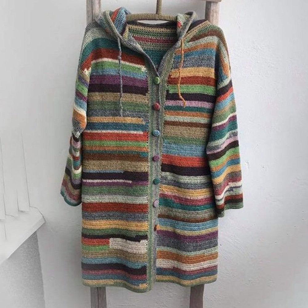 Levoire | Pull À Capuche Rayé De Lars Multicolore
