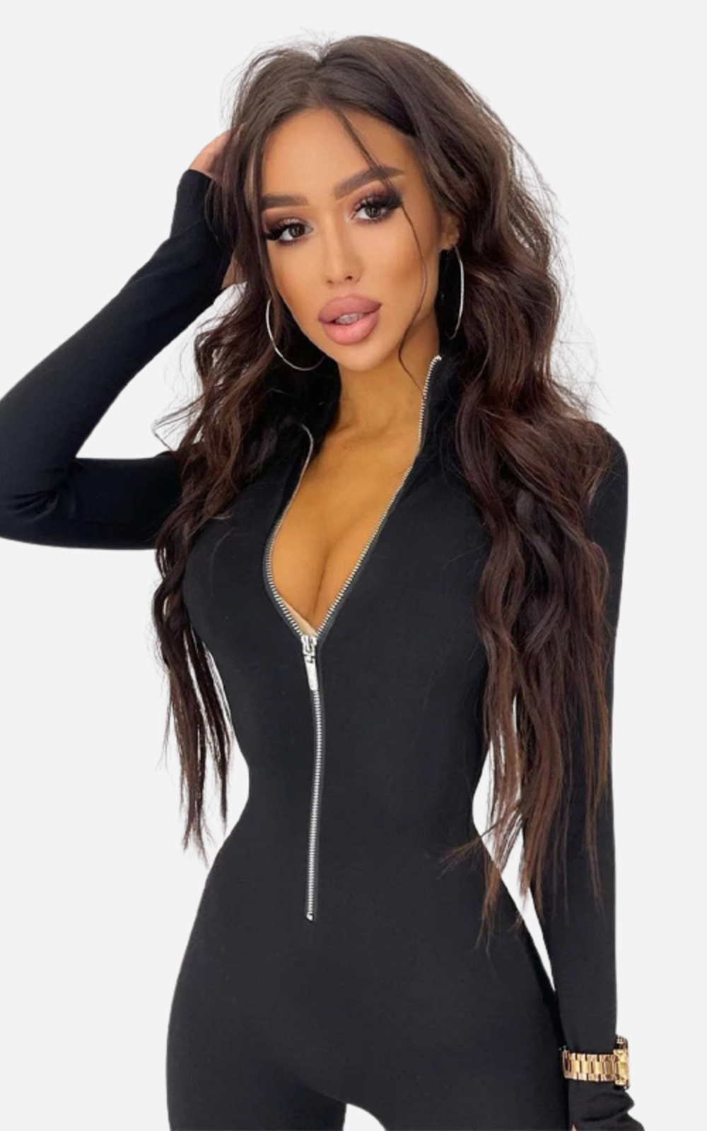 Levoire | Femme Ajusté Manches Longues Élégance Et Glamour Style